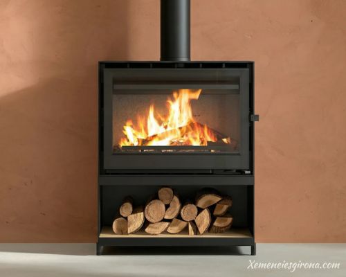 Instalación de estufas de leña con ventilador en Girona
