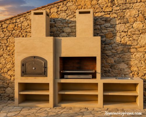 Barbacoas de obra a medida en Girona 3 Barbacoas con horno con instalación incluida en Girona